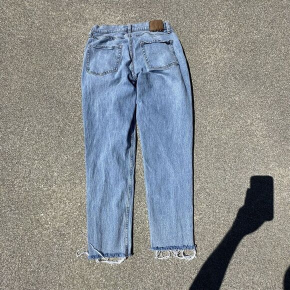 Aeropostale Mom Jeans Womens 8 (26x26.5) Light Blue Mid Rise Denim Festival - Picture 8 of 9